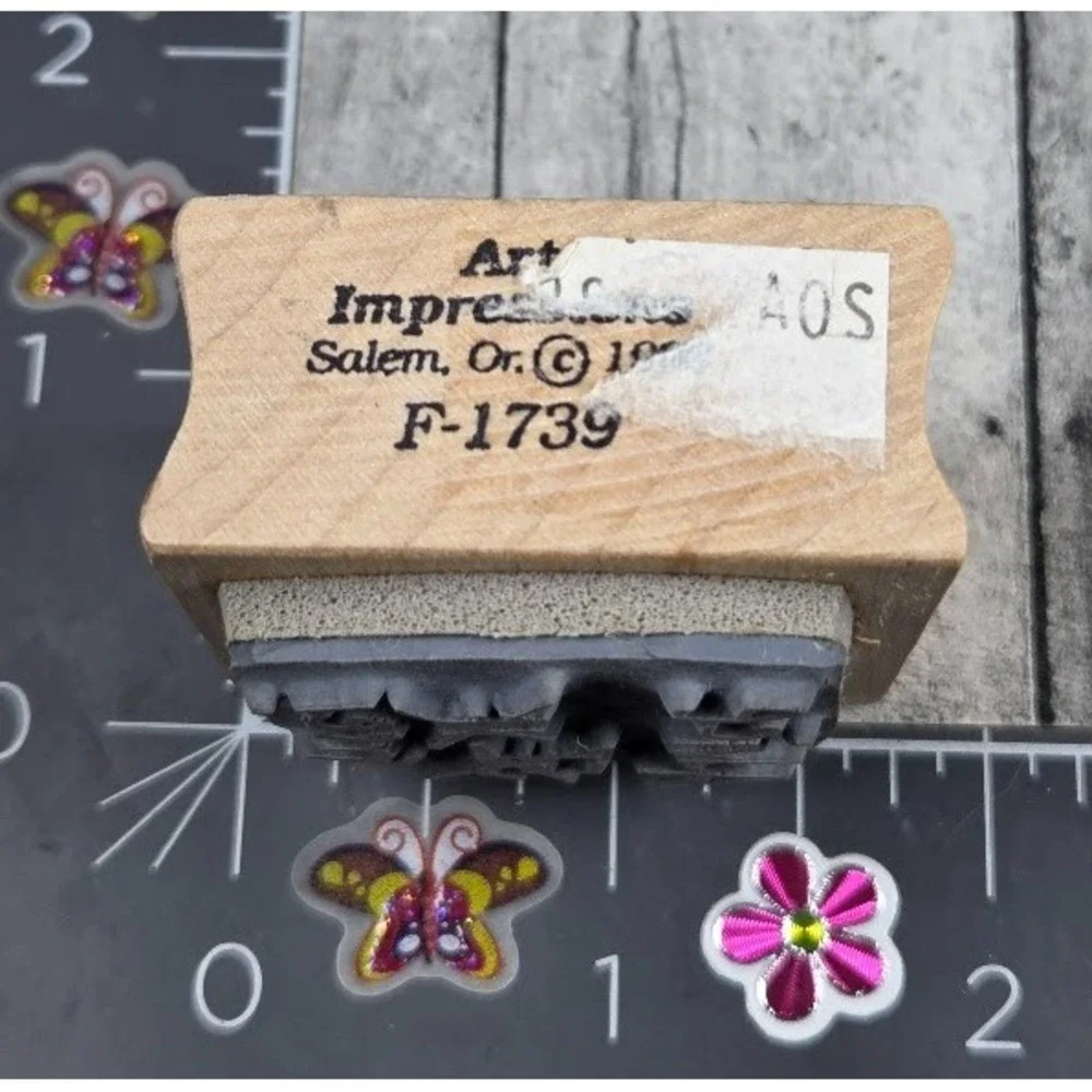 Art Impressions Advice Free F1739 Rubber Stamp Wood #P6